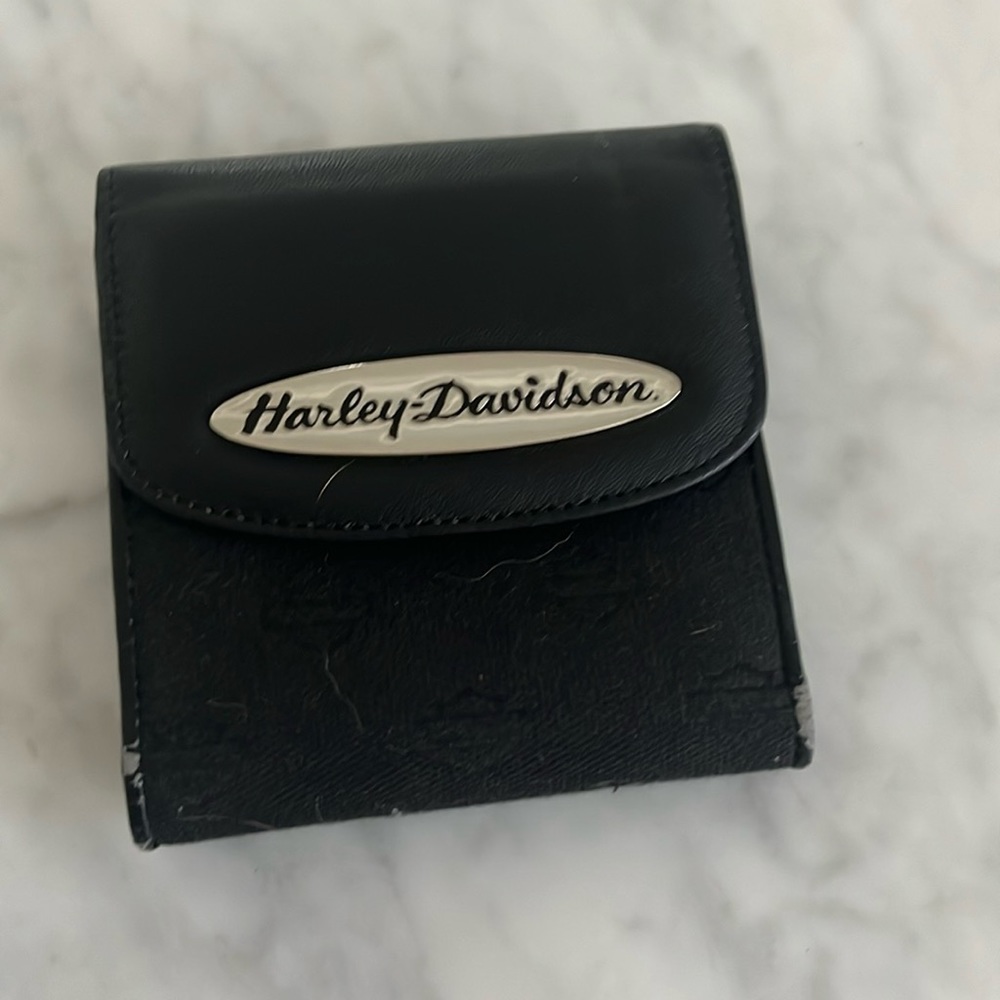 Harley Davidson canvas  Bifold Wallet!